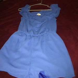 Blue romper